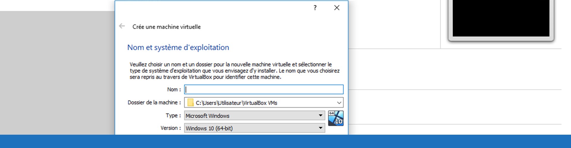 Créer une machine virtuelle