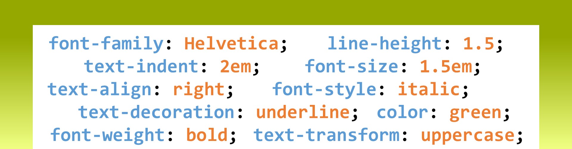 CSS : Mise en forme de texte