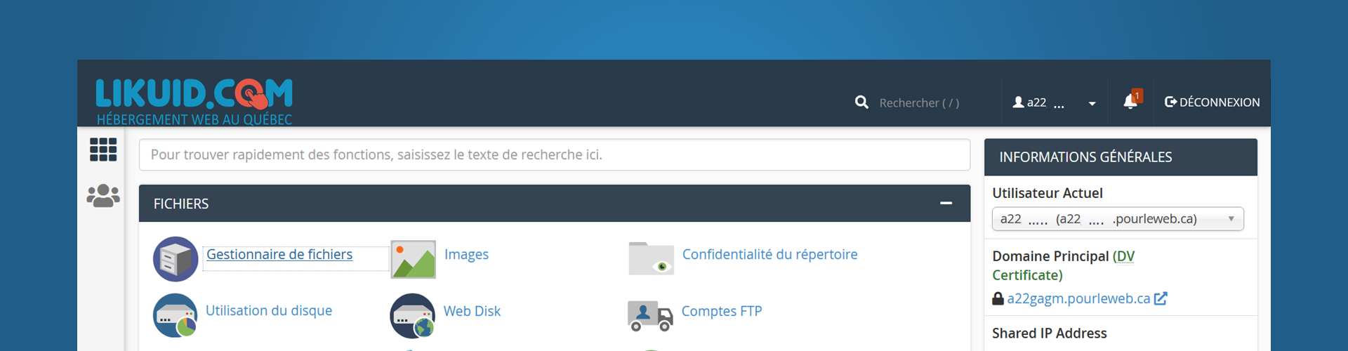 Hébergement et serveurs web